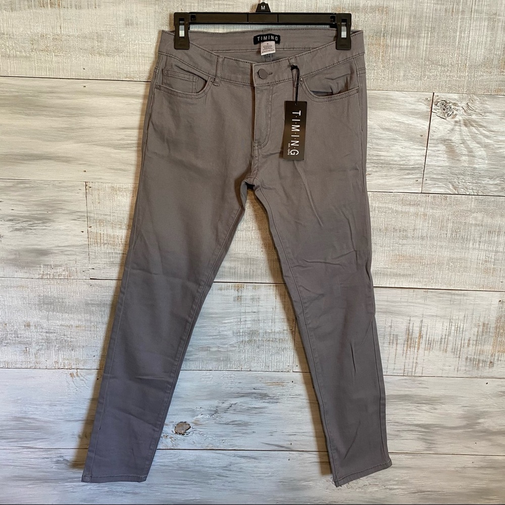 Timing Women's Taupe Stretch Skinny Leggings